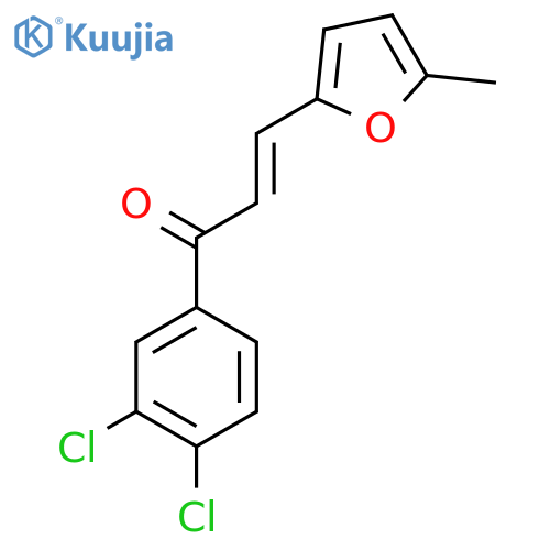 (2E)-1-(3,4-Dichlorophenyl)-3-(5-methylfuran-2-yl)prop-2-en-1-one structure