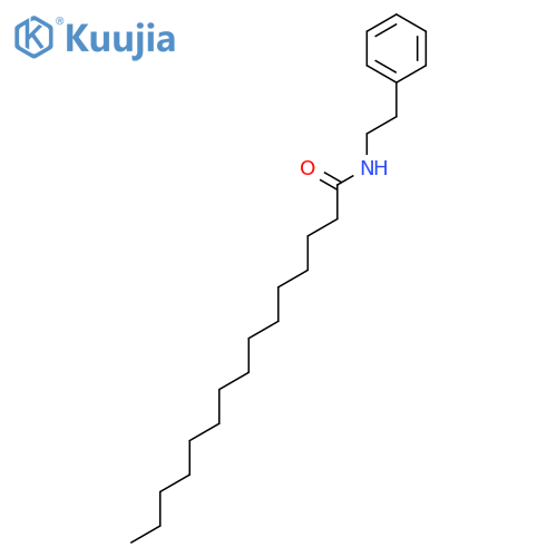 Pentadecanamide, N-(2-phenylethyl)- structure