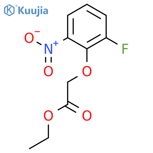 Acetic acid, 2-(2-fluoro-6-nitrophenoxy)-, ethyl ester structure