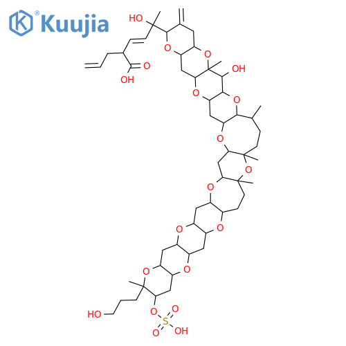 Yessotoxin; Homologue (n = 2), 44-demethylene, 44R-carboxy, 1-desulfo structure