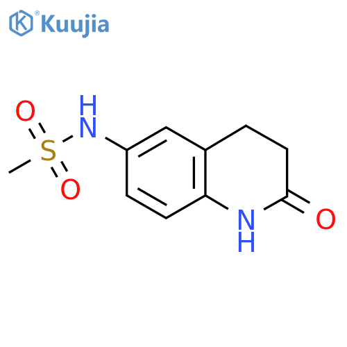 N-(2-oxo-1,2,3,4-tetrahydroquinolin-6-yl)methanesulfonamide structure