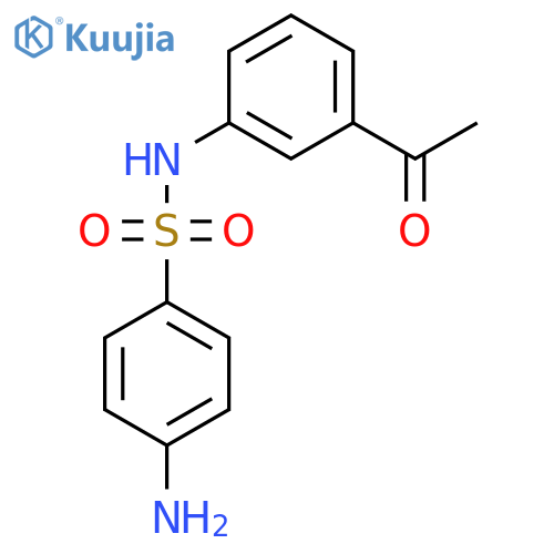 N-(3-Acetylphenyl)-4-aminobenzenesulfonamide structure