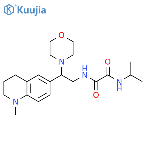 N'-2-(1-methyl-1,2,3,4-tetrahydroquinolin-6-yl)-2-(morpholin-4-yl)ethyl-N-(propan-2-yl)ethanediamide structure