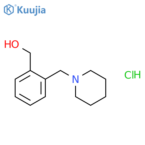 2-(1-Piperidinylmethyl)phenylmethanol Hydrochloride structure