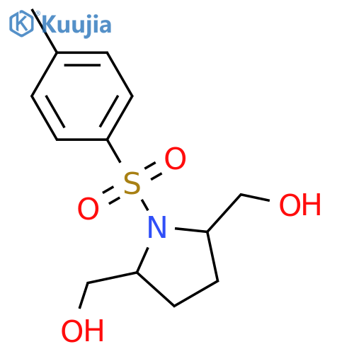(1-Tosylpyrrolidine-2,5-diyl)dimethanol structure