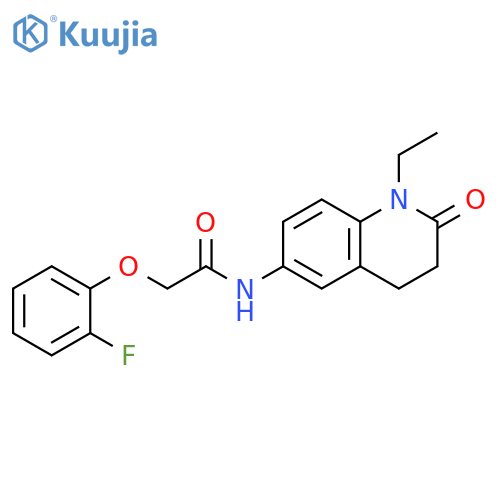 N-(1-ethyl-2-oxo-1,2,3,4-tetrahydroquinolin-6-yl)-2-(2-fluorophenoxy)acetamide structure
