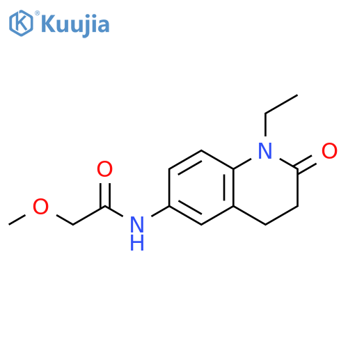 N-(1-ethyl-2-oxo-1,2,3,4-tetrahydroquinolin-6-yl)-2-methoxyacetamide structure