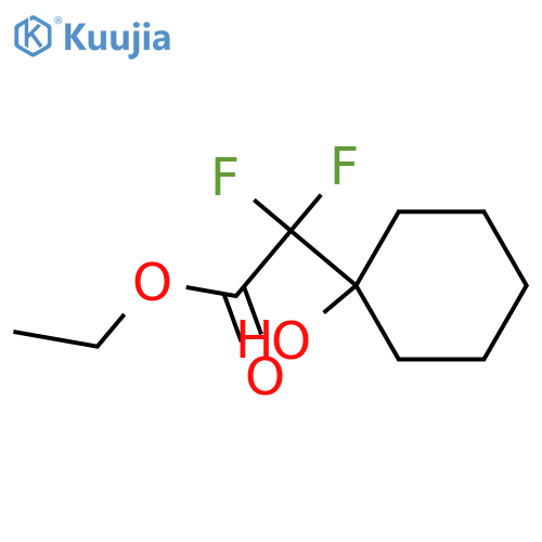 ethyl 2,2-difluoro-2-(1-hydroxycyclohexyl)acetate structure