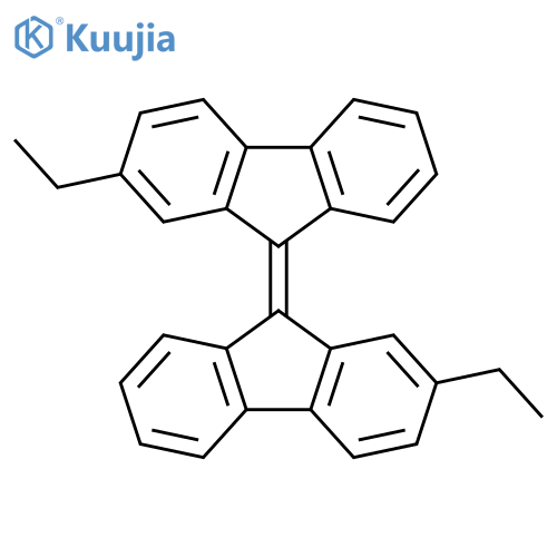 9H-Fluorene, 2-ethyl-9-(2-ethyl-9H-fluoren-9-ylidene)-, (9E)- structure