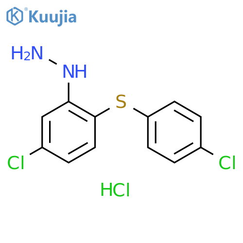 5-Chloro-2-(4-chlorophenylthio)phenylhydrazine Hydrochloride structure