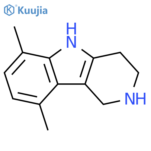 1H-Pyrido[4,3-b]indole, 2,3,4,5-tetrahydro-6,9-dimethyl- structure