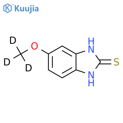 5-(Methoxy-d3)-2-mercaptobenzimidazole structure