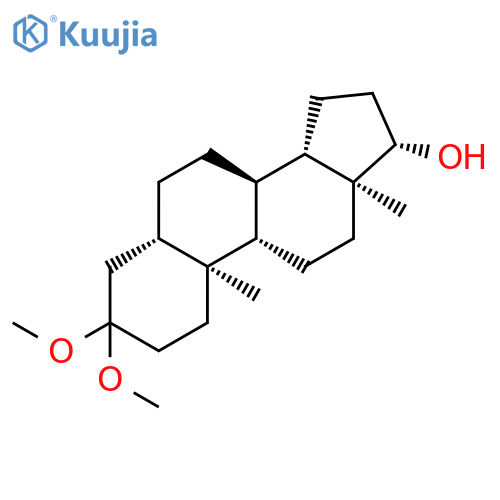 Androstan-17-ol, 3,3-dimethoxy-, (5a,17b)- structure