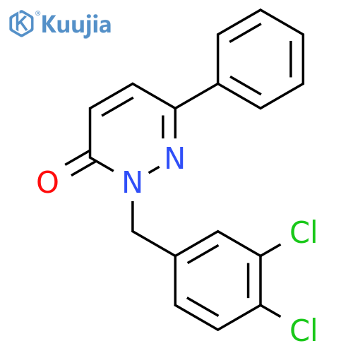 2-(3,4-dichlorophenyl)methyl-6-phenyl-2,3-dihydropyridazin-3-one structure