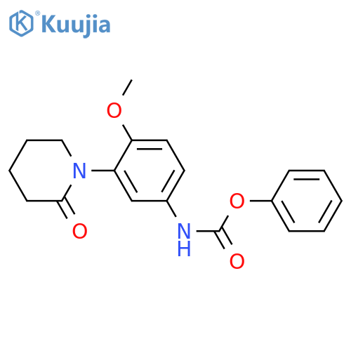 phenyl N-4-methoxy-3-(2-oxopiperidin-1-yl)phenylcarbamate structure