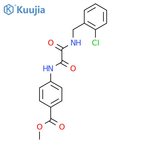 methyl 4-({(2-chlorophenyl)methylcarbamoyl}formamido)benzoate structure