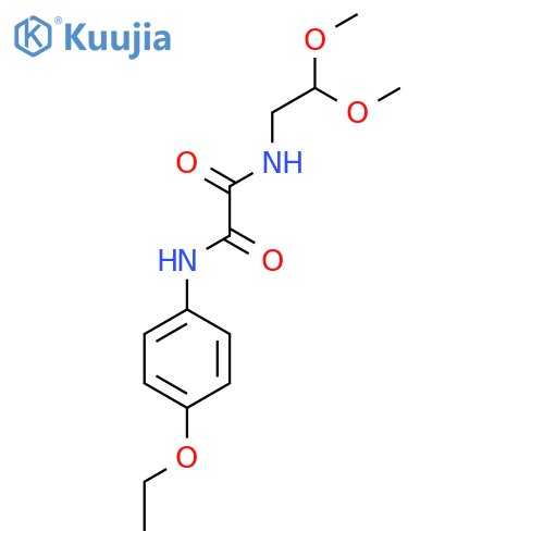 N-(2,2-dimethoxyethyl)-N'-(4-ethoxyphenyl)ethanediamide structure