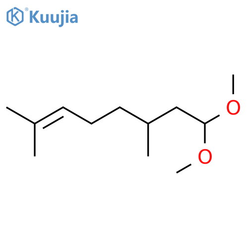 8,8-dimethoxy-2,6-dimethyloct-2-ene structure