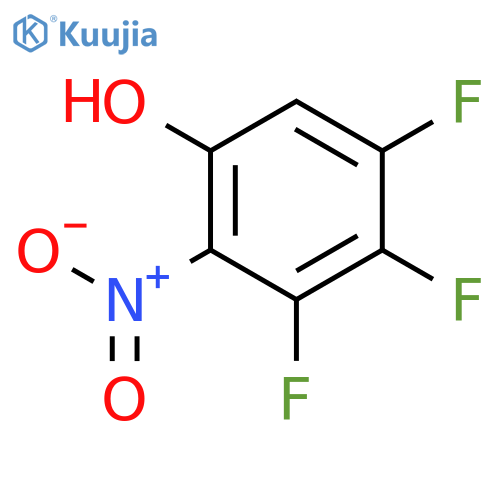 Phenol, 3,4,5-trifluoro-2-nitro- structure