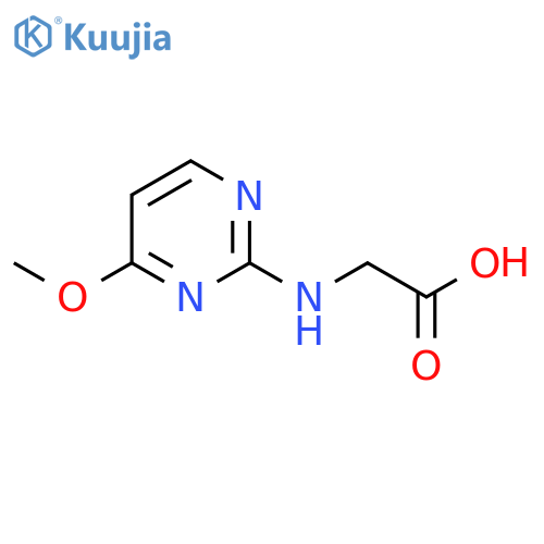 2-[(4-methoxypyrimidin-2-yl)amino]acetic acid structure