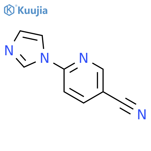 6-(1H-imidazol-1-yl)pyridine-3-carbonitrile structure