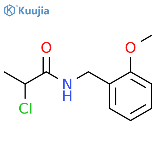 2-Chloro-N-(2-methoxyphenyl)methylpropanamide structure