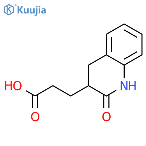 3-(2-oxo-1,2,3,4-tetrahydroquinolin-3-yl)propanoic acid structure