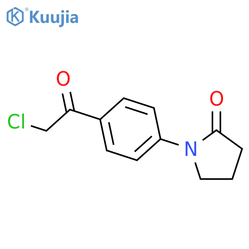 1-4-(2-Chloroacetyl)phenylpyrrolidin-2-one structure