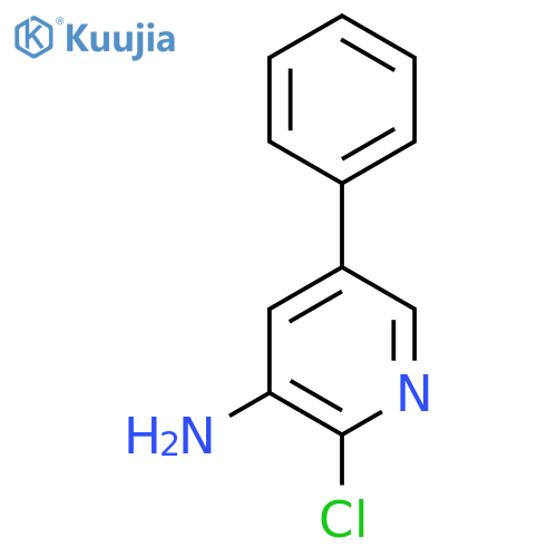 3-Amino-2-chloro-5-phenylpyridine structure