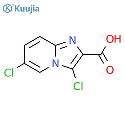 3,6-dichloroimidazo[1,2-a]pyridine-2-carboxylic acid structure