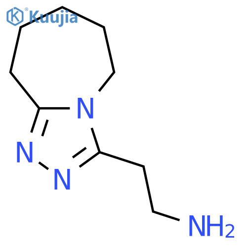 2-{5H,6H,7H,8H,9H-1,2,4triazolo4,3-aazepin-3-yl}ethan-1-amine structure