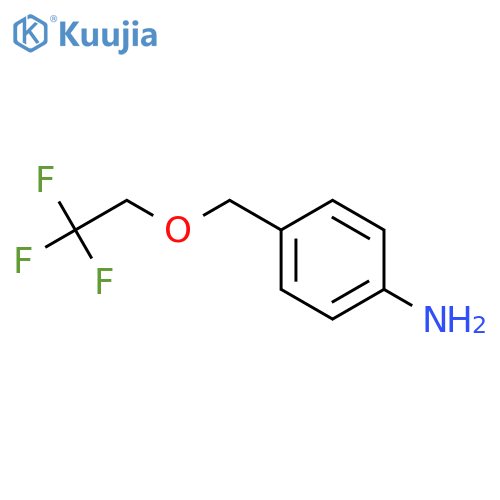 4-(2,2,2-trifluoroethoxy)methylaniline structure