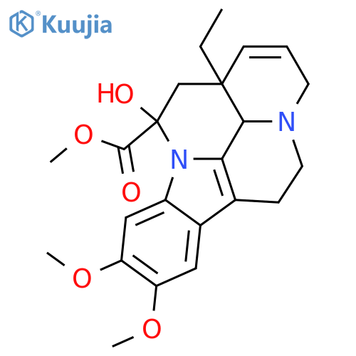 Vincamine; (+)-form, 16-Epimer, 10,11-dimethoxy, 14,15-didehydro structure