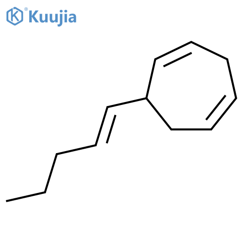 1,4-Cycloheptadiene, 6-(1-pentenyl)- structure