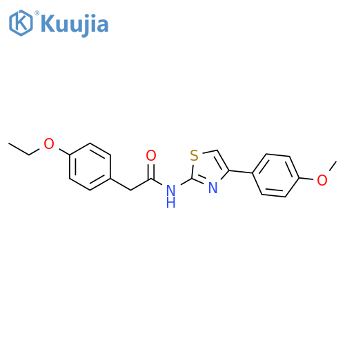 2-(4-ethoxyphenyl)-N-4-(4-methoxyphenyl)-1,3-thiazol-2-ylacetamide structure