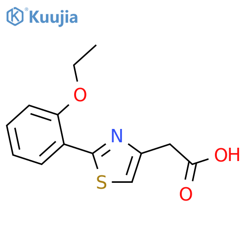 2-2-(2-Ethoxyphenyl)-1,3-thiazol-4-ylacetic Acid structure