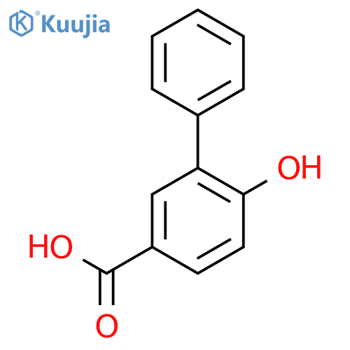 4-Hydroxy-3-phenylbenzoic acid structure