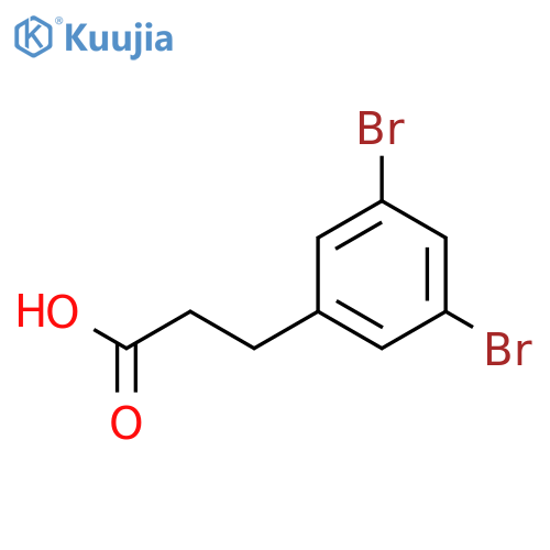 3-(3,5-Dibromo-phenyl)propionic Acid structure