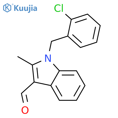 1-(2-Chlorobenzyl)-2-methyl-1H-indole-3-carbaldehyde structure