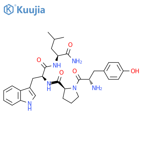 L-Leucinamide, L-tyrosyl-L-prolyl-L-tryptophyl- structure