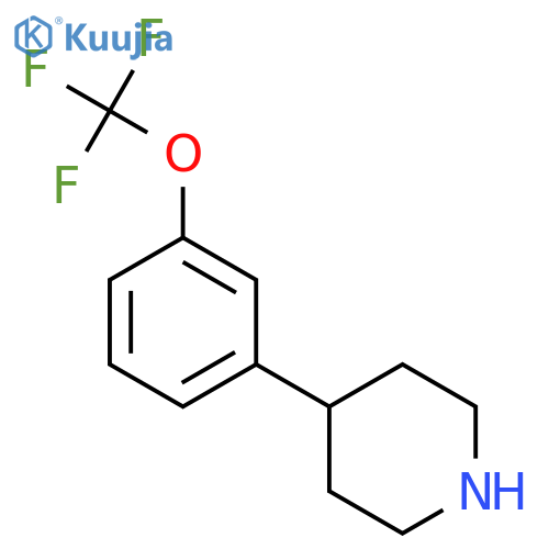 4-3-(trifluoromethoxy)phenylpiperidine structure