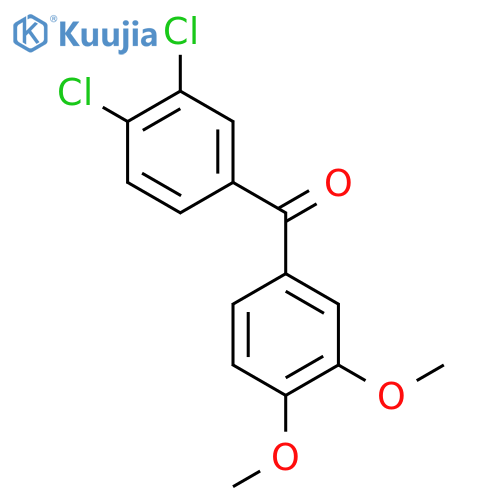 3,4-DICHLORO-3',4'-DIMETHOXYBENZOPHENONE structure