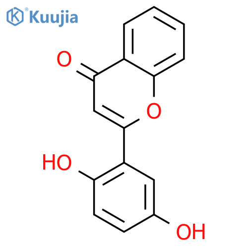2-(2,5-Dihydroxy-phenyl)-chromen-4-on structure