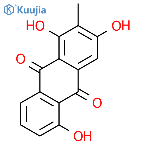 9,10-Anthracenedione,1,3,5-trihydroxy-2-methyl- structure