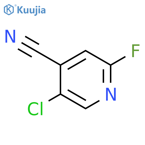 5-chloro-2-fluoro-4-Pyridinecarbonitrile structure