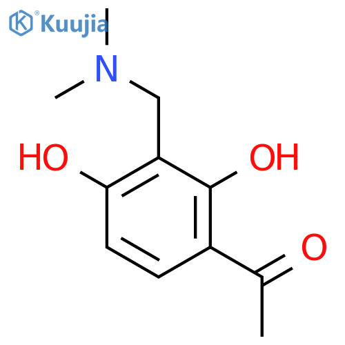 1-{3-(Dimethylamino)methyl-2,4-dihydroxyphenyl}-1-ethanone structure