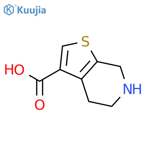 4H,5H,6H,7H-thieno2,3-cpyridine-3-carboxylic acid structure