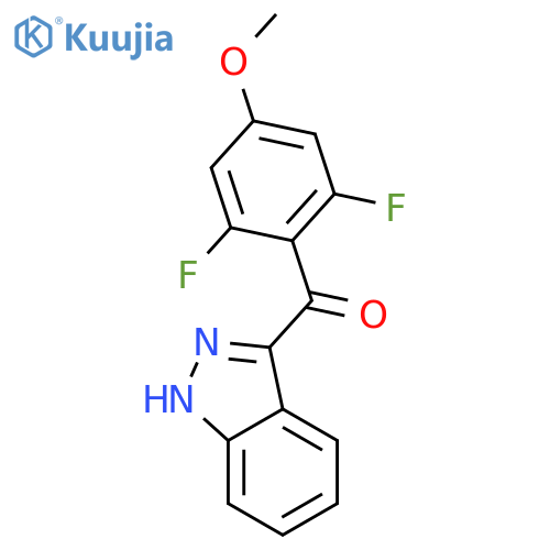 Methanone, (2,6-difluoro-4-methoxyphenyl)-1H-indazol-3-yl- structure
