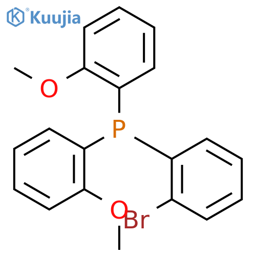 Phosphine, (2-bromophenyl)bis(2-methoxyphenyl)- structure