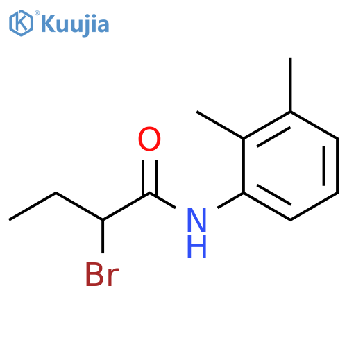 2-bromo-N-(2,3-dimethylphenyl)butanamide structure